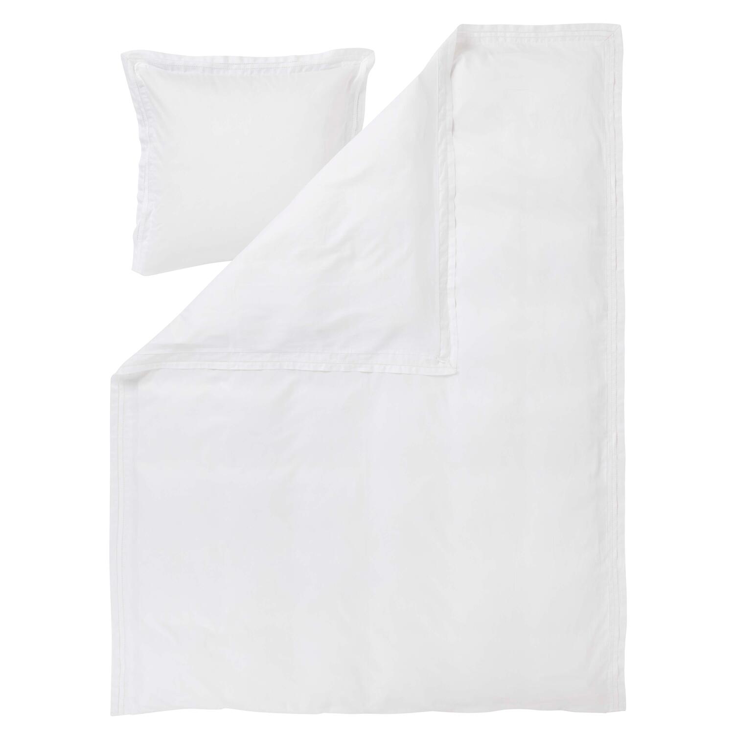 Broderi anglaise sengesæt – Hvid